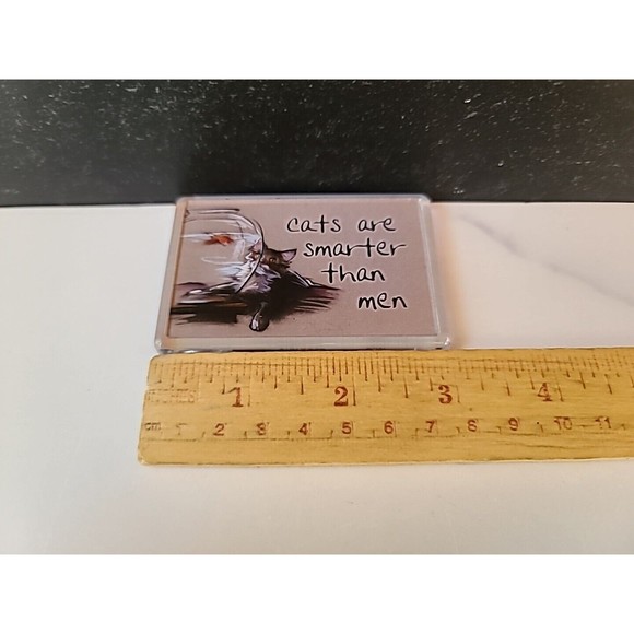 Vintage Cats Are Smarter Than Men Magnet - Picture 7 of 10